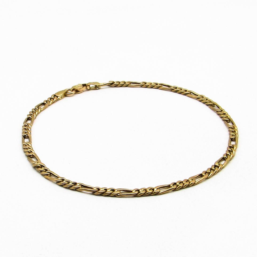 PULSERA FIGARO 3*1 20CM /O.AMARILLO